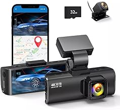 REDTIGER F7N03 Front 4K and Rear 1080P Dash Camera for Cars