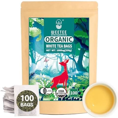 WT WEETEE Organic White Tea Bags Cover