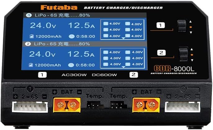 Amazon.co.jp: FUTABA CDR-8000L充電器＆UP-D200外部放電器セット(2025