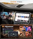 10.1 inch Single Din Detachable Car Stereo with AM/FM/RDS Wireless Carplay Android Auto,Hodozzy Touchscreen Single Din Radio with Youtube Bluetooth EQ SWC Backup Camera+USB/TF Card/Aux Ports - Image 8