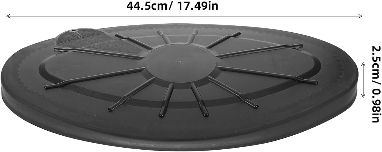 Kayak Hatch Cover Waterproof Oval Plastic Deck Plate Kayak Storage Compartment Lid Marine Boat Accessories for Fishing and Canoeing