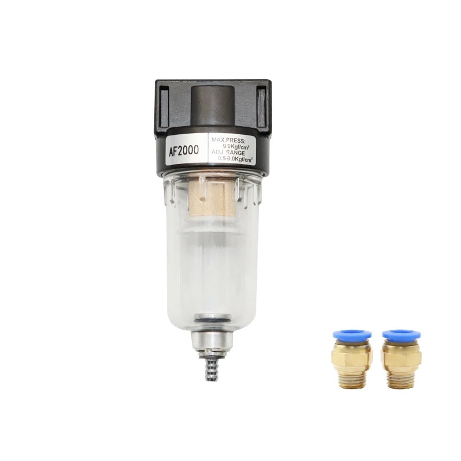 AYNRJKKX AF2000 Pneumatic Parts air Filter Accessories Source Processing Unit for Compressor Oil-Water Separation(PC 8mm Fitting)