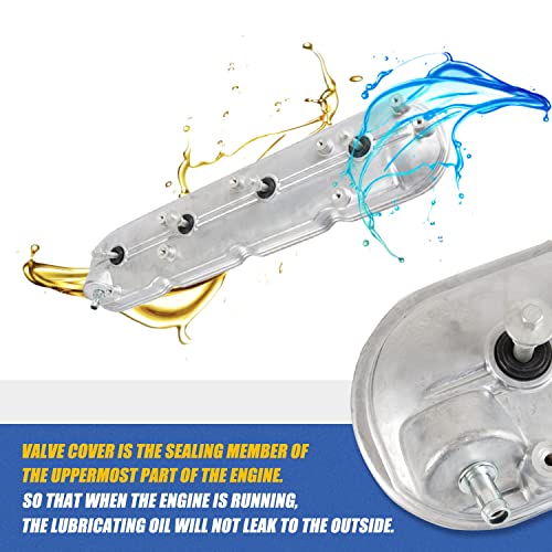 Ransoto Engine Valve Cover Driver Side Compatible With 1999-2008 Escalade Chevrolet Silverado Express Suburban Tahoe Avalanche Trailblazer Crovette Camaro Gmc Sierra Yukon Replace 12570427 264-965 #TOP3