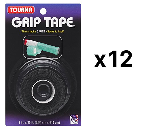 Unique Tennis Racquet Over Grip Gauze Tape-Black-1