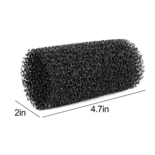 Yaubay 4 PCS Internal Filter Sponge Foam, Aquarium Bio Sponge Rolls of Fish Tank Filter Accessories 4.5