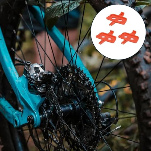 YUGUOLAN 4 Stück Fahrrad Scheibenbremsen Abstandshalter, Scheibenbremse, Fahrrad Abstandshalter, Transportsicherung Scheibenbremse, Bremsscheiben Schutz, Für Fahrradzubehör