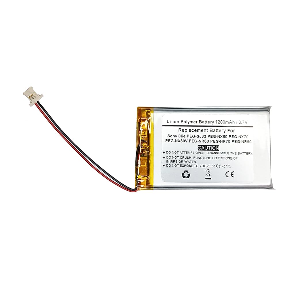 Battery Compatiable with Son y Clie PEG-SJ33, PEG-TG50, PEG-TH55, PEG-NX70, PEG-NX70V, PEG-NX80V, PEG-NR60, LIS1241