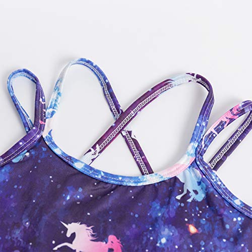 image for Sylfairy Girl's Camisole Ballet Tutu Dress Skirted Leotards Uincorn Da