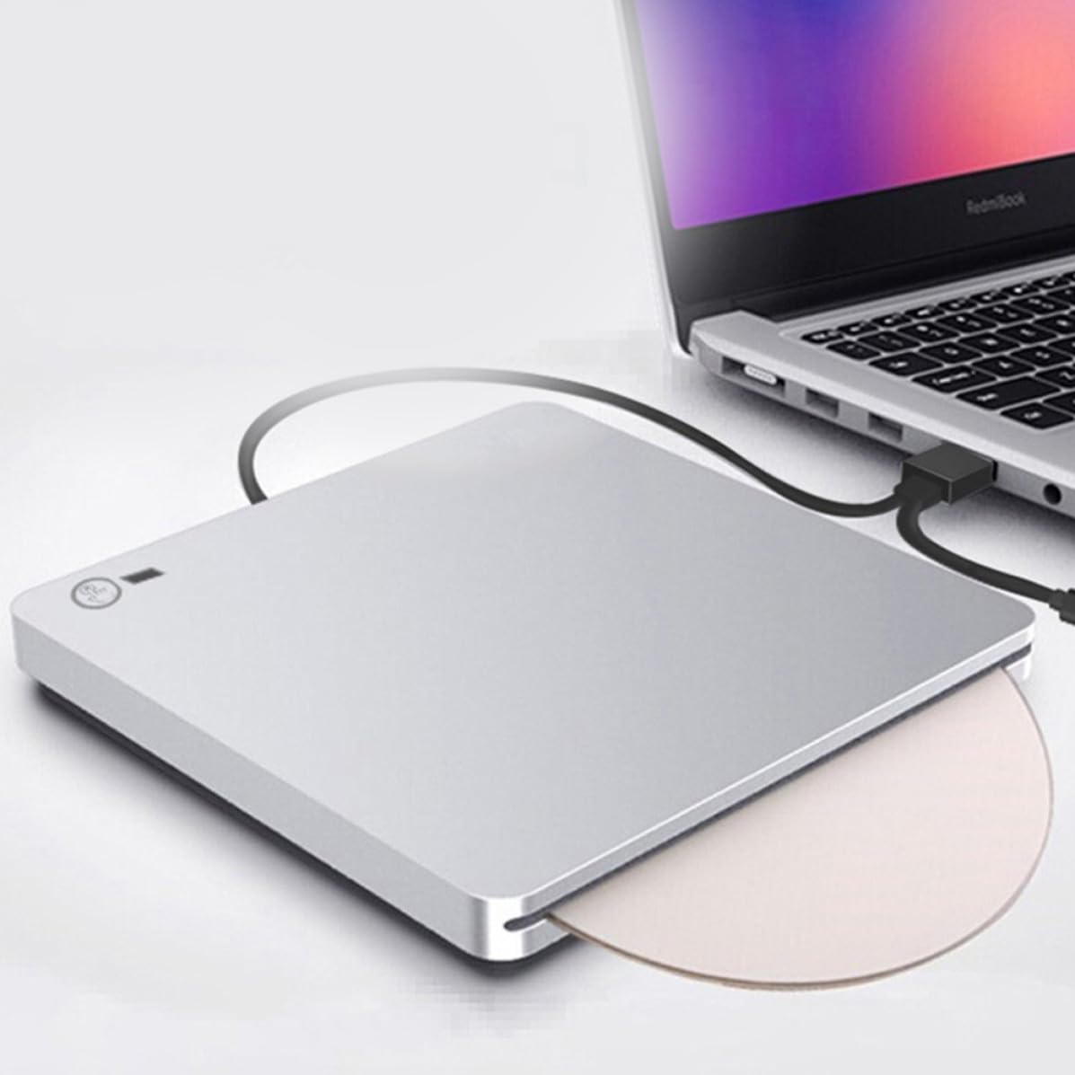 SEWACC Grabadora de DVD Externa Tipo C USB 3.0 Portátil para Casa y Oficina