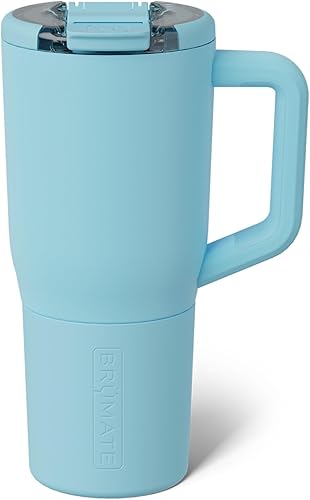 Miniatura 39 de BrüMate Müv – Taza térmica para café, 100% a prueba de fugas, con asa y tapa, de acero inoxidable y doble capa para viajes, de 25 onzas, color lila