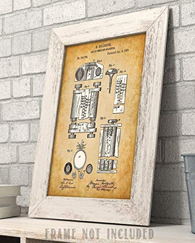Lone Star Art First Computer 1889 Patent - Classic Technology Art Poster thumb #2