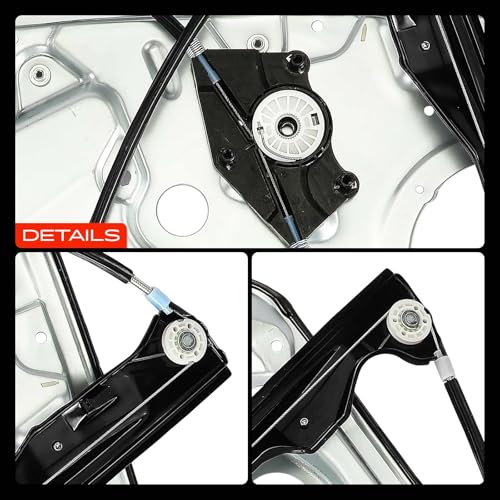 Frankberg Elektrisch Fensterheber Mit Grundplatte Ohne Motor 4/5-Türer Vorne Rechts Kompatibel mit Fabia I 6Y2 6Y3 6Y5 1999-2008 6Y1837462