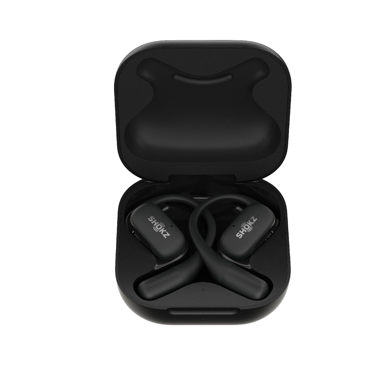 SHOKZ Fones de ouvido OPENFIT True Wireless Bluetooth Preto