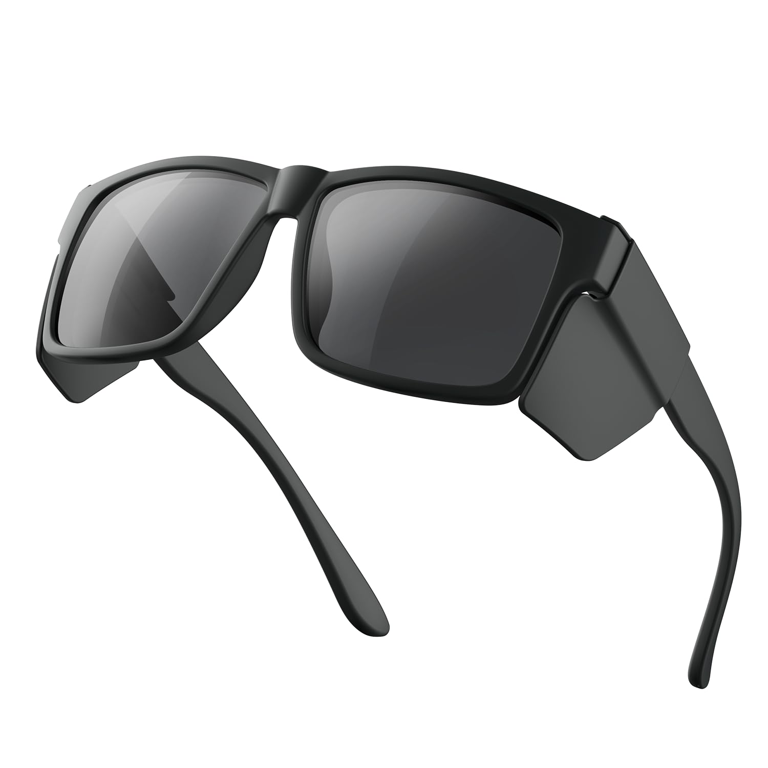 Gafas de seguridad de moda con protectores laterales, antivaho y antiarañazos, protección ANSI z87.1 UV400