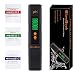 GlowGeek Digital PH Meter / PH Tester / Mini Water Quality Tester for Household Drinking Water, Hydroponics, Aquariums, Swimming Pools, 0.01PH Resolution - Extra PH Calibration Solution Mixture