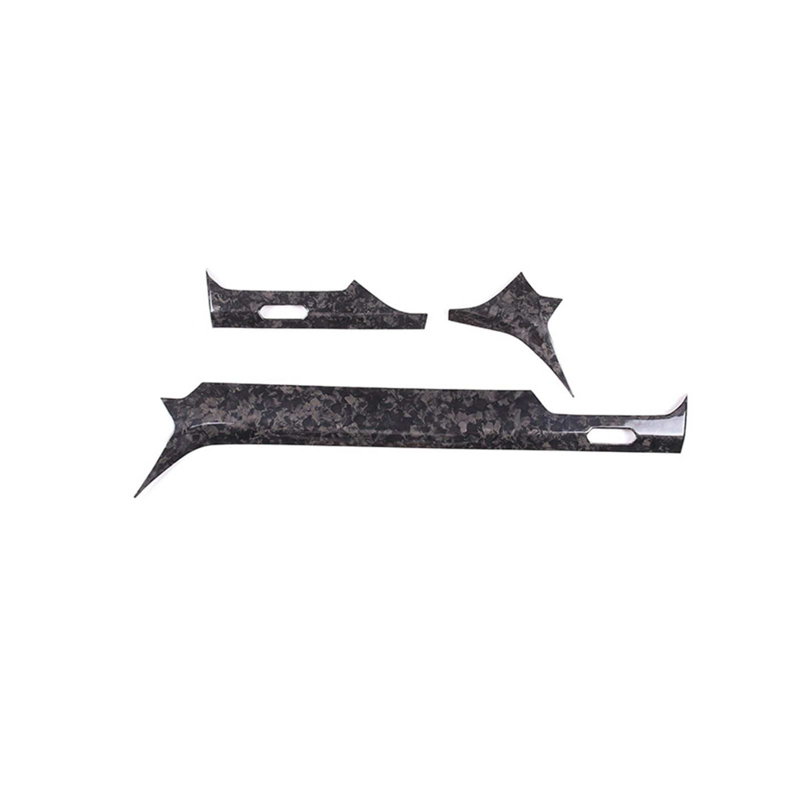 QBKGMEWCA Center Console Trim Compatible for Lamborghini Urus 2018-2021 Models Genuine Carbon Fiber(Type3)