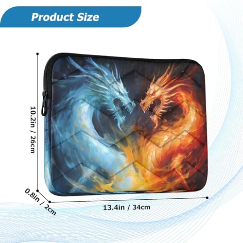 Funda para Laptop Dragons Fire 13-14 Pulgadas, Bolsa Impermeable miniatura 3