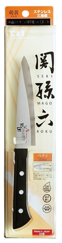 関の刃物 ペティナイフ 120mm 正広 本焼 MV鋼 フルーツ 果物包丁 両刃 関の刃物 ペティナイフ 120mm 正広 本焼 MV鋼 フルーツ 果物包丁 両刃