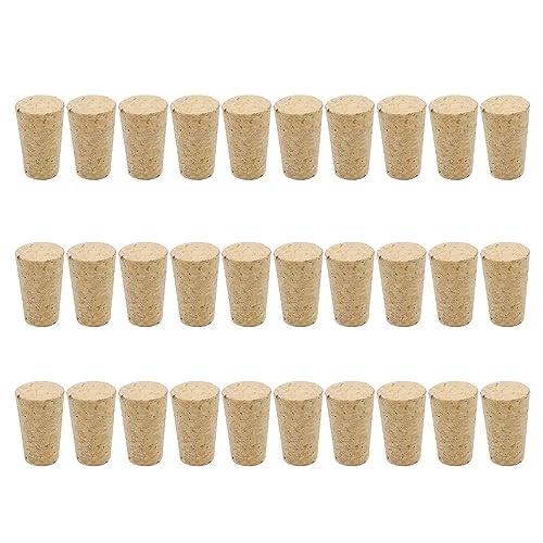 30 PCS木製ビールボトルストッパー再利用可能なコルクプラグテーパーストッパー装飾ワインコルクアクセサリー木製ビールストッパー再利用可能なプラグ