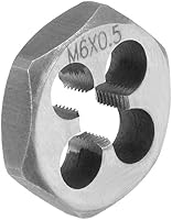 Vista 7 de uxcell El reenhebrado del hexágono muere el tubo cónico métrico del hexágono de la echada de la echada de M8 x 1,25 de la echada Grado de exactitud