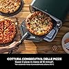 Ninja Artisan Forno elettrico per pizza e friggitrice ad aria da esterno, 4 programmi di cottura, tagliere, tagliapizza, pietra refrattaria 30 cm, pala, teglia, cestello per frittura, verde MO201AMZEU