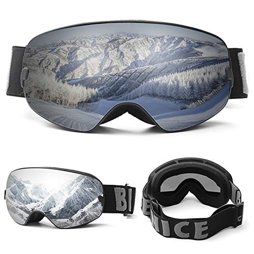 DECDEAL Crianças Esqui Snowboard Patinagem óculos de proteção UV Anti-fog Grande Spherical PC Lens a