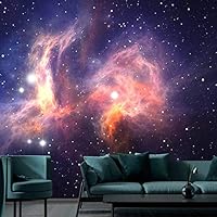 Wall Mural The Beautiful Space World Removable Self-Adhesive Wallpaper Wall Decoration for Bedroom Living Room - 66x96 inches