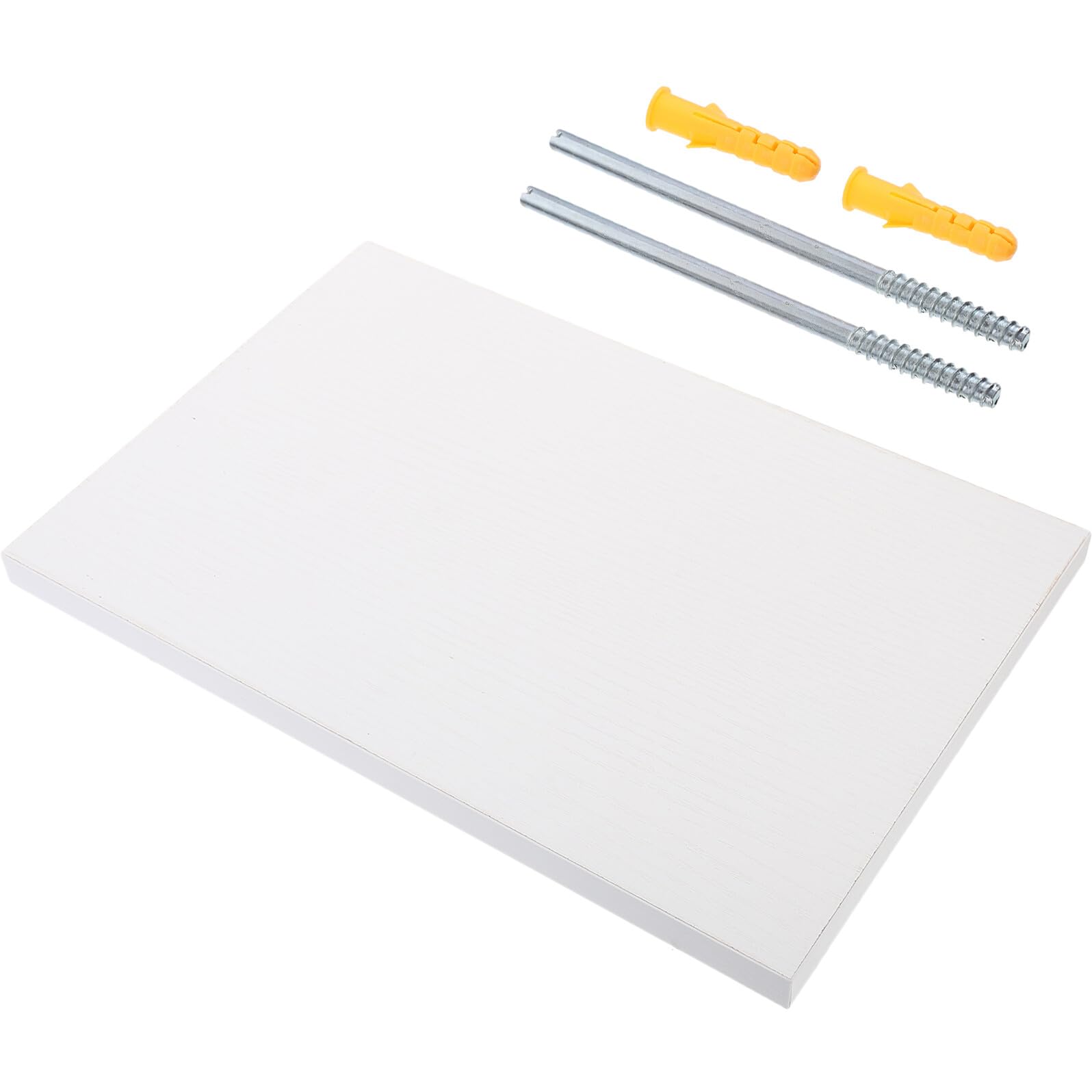 Étagère murale rectangulaire blanche pour rangement et déco