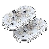 BILIPLE Auto Innenbeleuchtung 2 Stück Led Magnetisch Atmosphäre Licht Auto Zubehör LED Leuchten Auto Innenraumbeleuchtung Geschenke für Ihn Sie Auto Sachen Gadgets für Deko