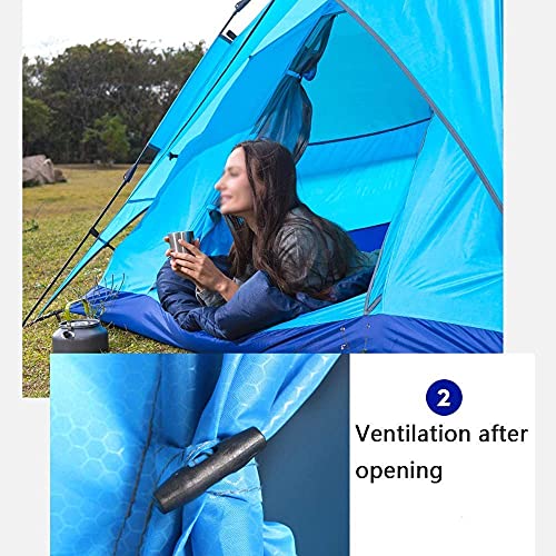 Carpa impermeable doble para camping al aire libre miniatura 7
