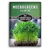 Grow Your Own Micro Herb - Cilantro Microgreens have a true cilantro flavor with an intense fresh, peppery bite that is perfect for adding to Mexican dishes. These mini vegetables add a change of pace that adds a new dimension to any salad, sandwich,...