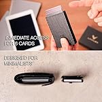 Slim Wallet for Men - Leather, RFID Credit Card Holder - Stylish Mens Wallet for Everyday Use, Handcrafted, Small Yet Practical - Carteras para Hombres - ID Card Holder. (Carbon) - Image 3