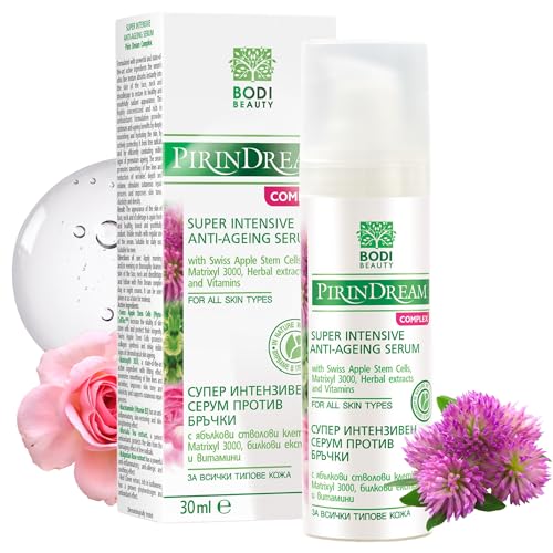 BODI BEAUTY Pirin Dream Complex – Siero antirughe, super intenso, crema per gli occhi contro rughe, occhiaie, siero viso e siero per gli occhi, siero per la cura degli occhi e la cura del viso, 30 ml