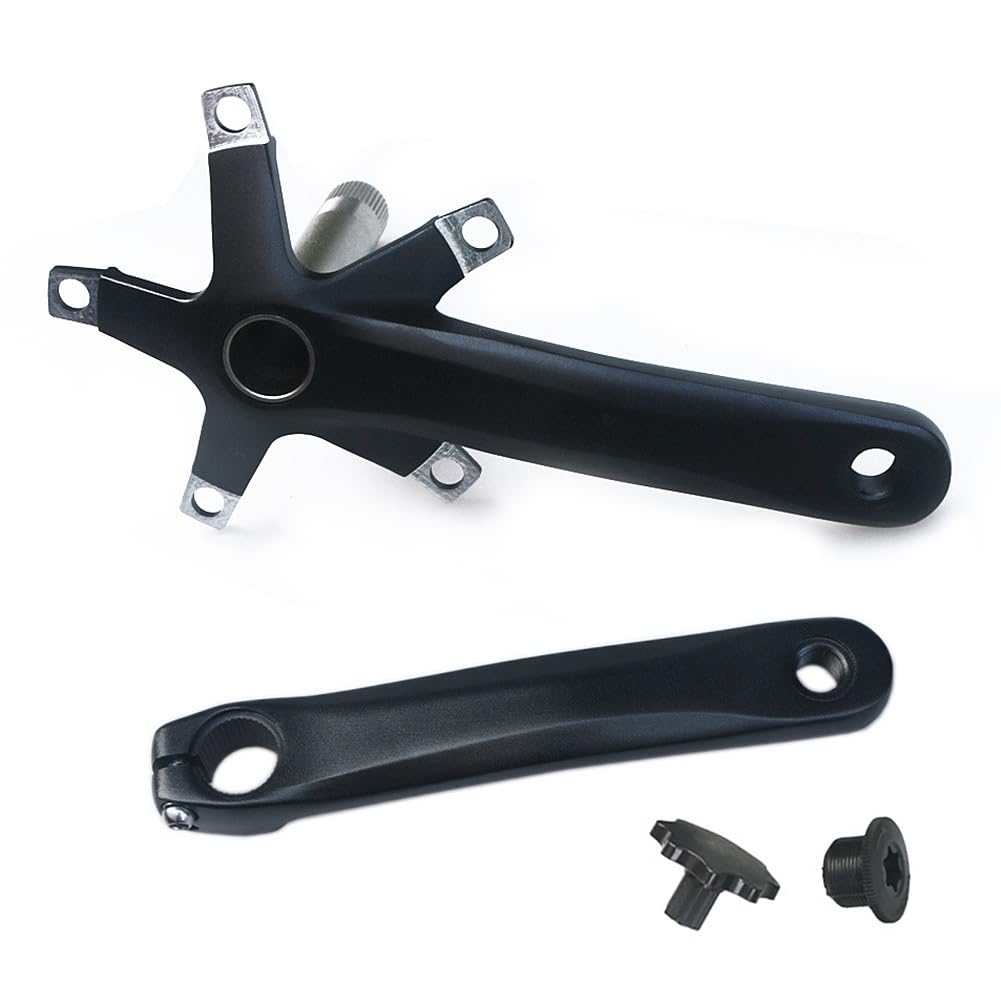 Zestaw korbowy do roweru szosowego 152 mm 165 mm 170 mm zestawy korbowe 130 drążonych zintegrowanych ramion korbowych pasuje do 10-11-biegowego stopu aluminium lekki