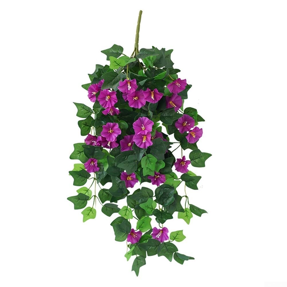 Silk Morning Glory, pianta rampicante finta, 63 cm, lunga