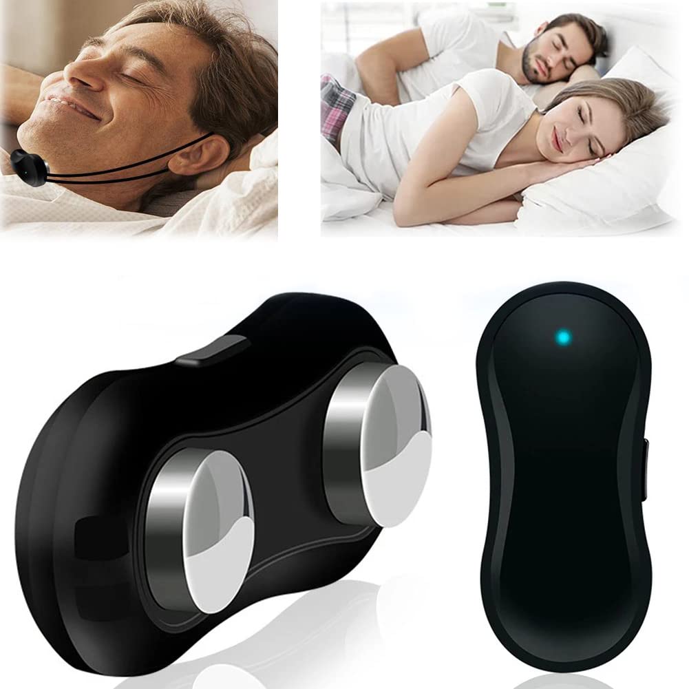 Sponsored Ad – Smart Snore Stopper Device, Portable USB Snore Stopper with Pulse Assistance Technology, with Smart Sound Sensor Silence Working for Snoring People to Improve Sleep Quality, Snore Reducing Sleep Aids