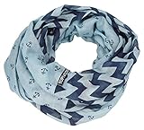 Design: TOPModel Depesche 8795 - Loopschal Top Model, hellblau mit Ankern