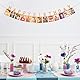 Fotogirlande zum Geburtstag Happy Birthday, Baby Meilenstein Girlande, Foto Hängende Wanddekoration für Jungen Mädchen Erste Heilige Kommunion Party