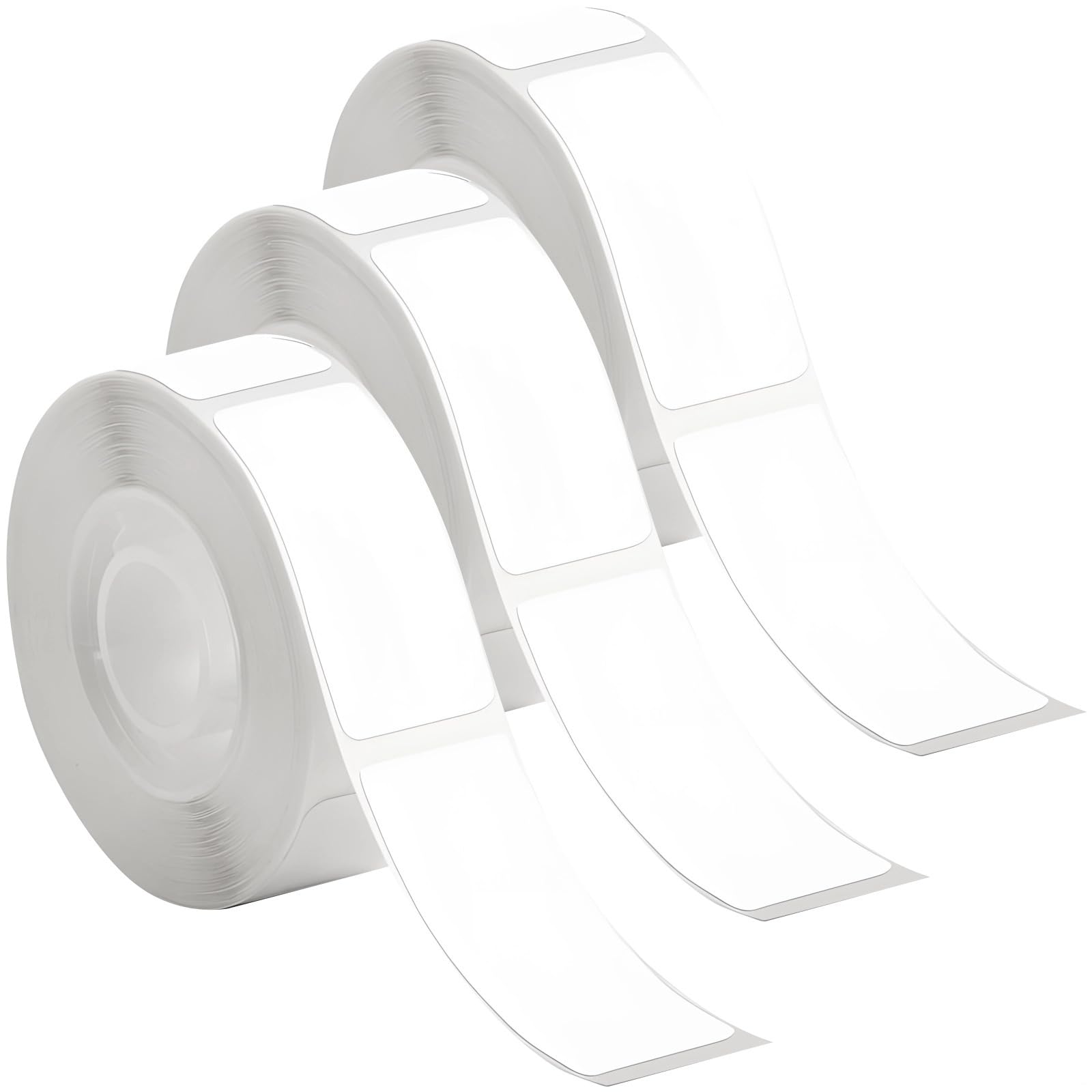 Etiquetas portátiles escritas a mano, 3 rollos de etiquetas resistentes al desgarro, impermeables, 160 etiquetas por rollo, excelentes y convenientes, compatibles con impresora, etiquetas