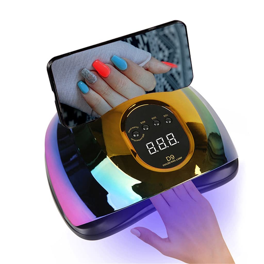 Lampe séchage ongles LED pour fixer le gel varnish sans bavure
