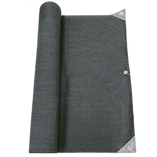 RED DECO Brise Vue occultant renforcé Haute densité 300 GR/m2 qualité Pro - 1,5 x 10 m - Gris