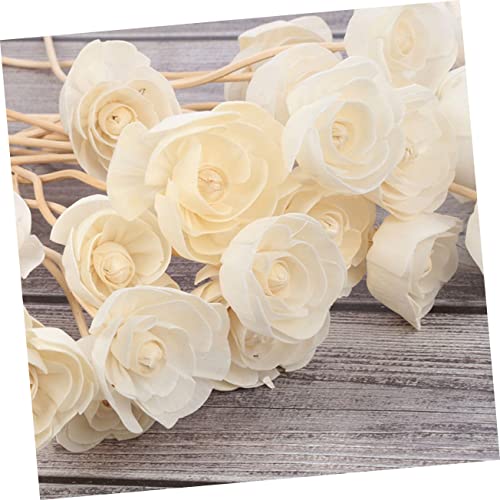 VALICLUD 5 palitos difusores de ratán natural con diseño floral miniatura 4