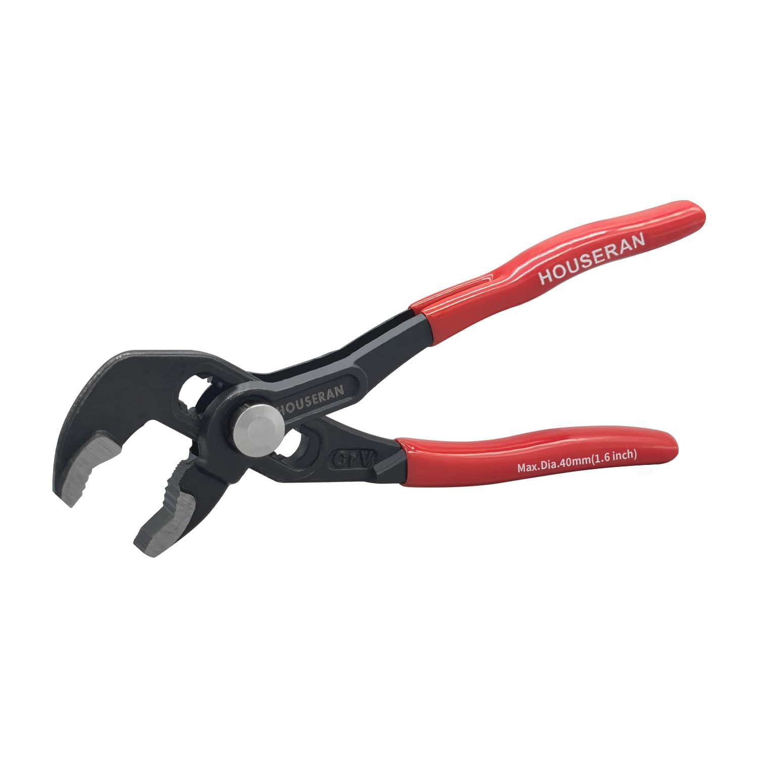 Water Pump Pliers, Slip Joint Pliers, 7 Inch Groove Joint Pliers, Wrench Pliers with Comfort Red Grips, CRV Tongue and Groove Pliers for Home Repair, Gripping, Nuts, Bolts, Pipe & Fittings