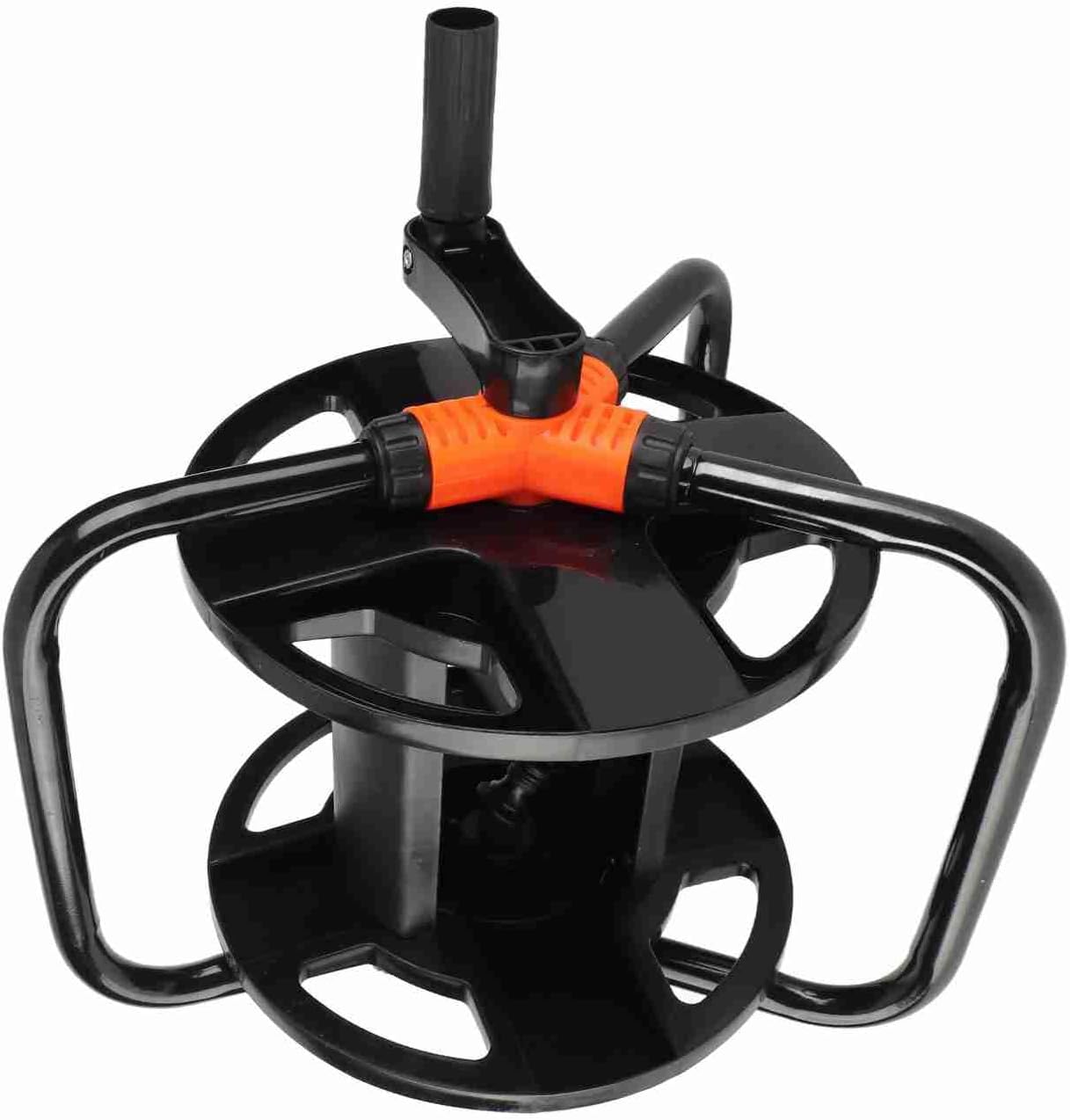 Hose reel, Hose holder, ABS Water Pipe Storage Rack, Single Arm Design, Easy Storage Transportation, Wide Application in Garden Watering Car Washing