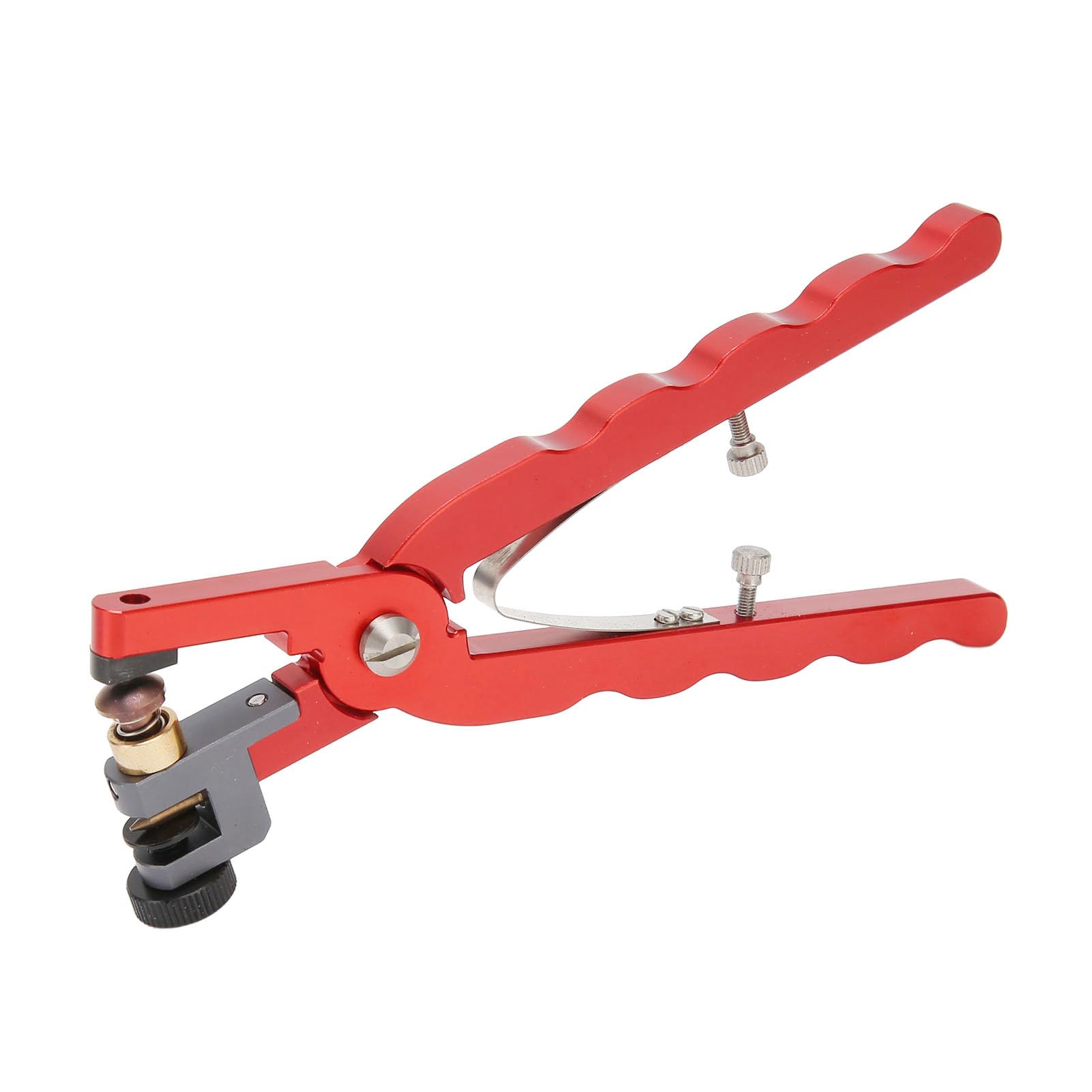 Cryfokt Alicates Perforadores de Cuero, Herramienta Perforadora de Correa de Reloj con Acero Inoxidable y Ergonómico con una Variedad de Calibres, para Cinturones, Zapatos