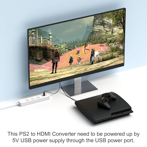 Cable adaptador PS2 a HDMI para jugar en televisores modernos disfrutando de clásicos de PS2 4