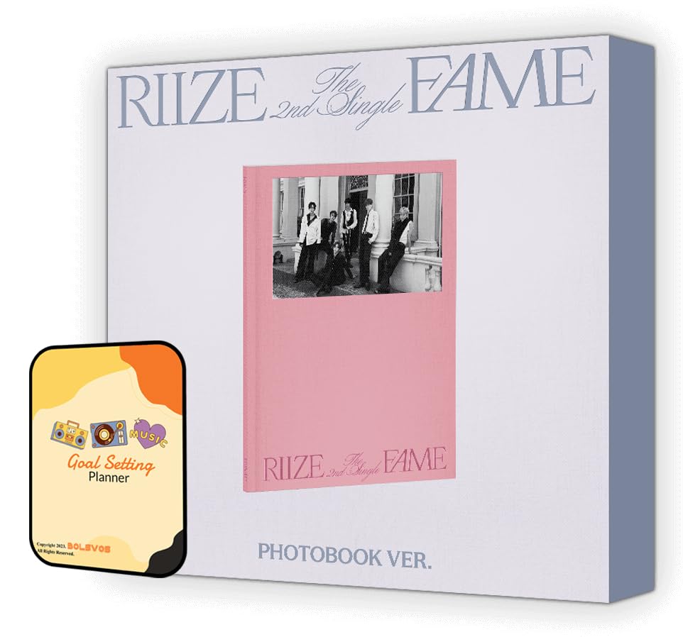 Album RIIZE Fame Photobook à feuilleter dans sa chambre avec goodies BolsVos