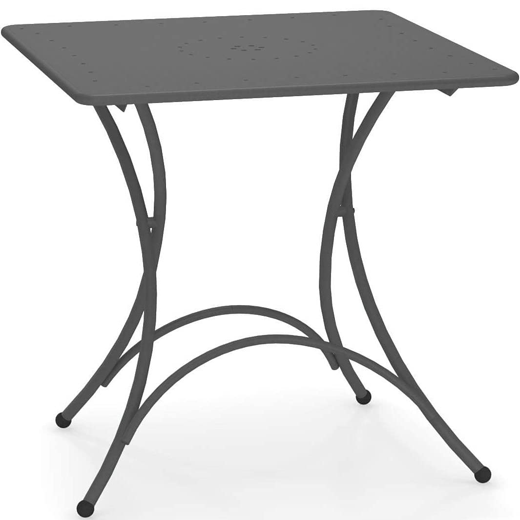 Emu Pigalle Tavolo Quadrato Pieghevole Centimetri 76 x 76 Articolo 907 Colore Ferro Antico 22