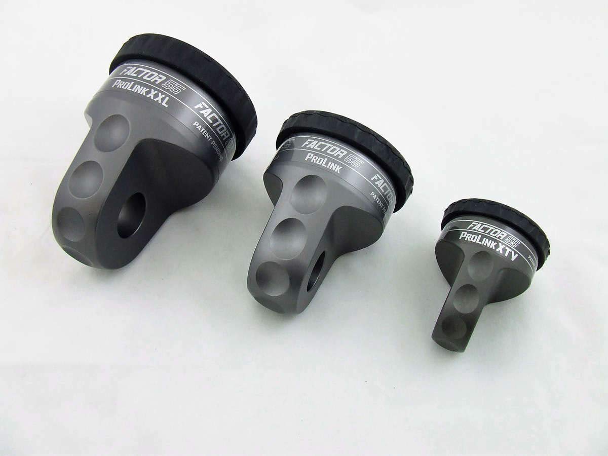 Factor 55 00015-06 ProLink Winch Shackle Mount Assembly Gray