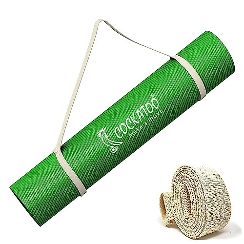 Cockatoo YM100 Yoga Mat For Women & Men, Anti Slip, EVA Material, (4mm-6mm) Exercise Mat For Home Gym |Yoga Mat For Gym Workout And Yoga Exercise (4MM, Parrot) For Rs. 139 @ 77% off